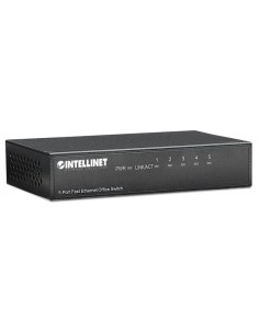 Switch Hub ethernet 10/100Mbps 5 porte desktop in metallo 2