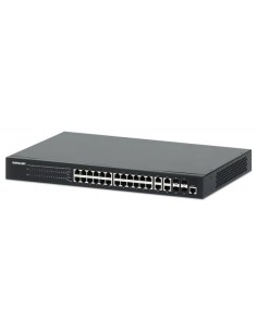Switch 24p. Gigabit Ethernet PoE+ con 4p. Gigabit Combo Base-T/SFP