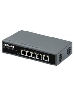 Switch 5 porte PoE++ con 4 porte Gigabit e una porta RJ45 Gigabit Uplink