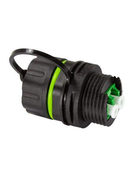 Connettore Fibra Ottica LC Duplex Impermeabile IP68 con Cappuccio Antipolvere