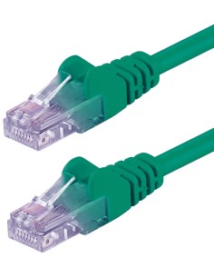 Cavo di rete Patch CCA Cat. 5e Verde UTP 1 mt