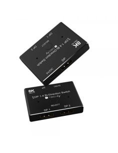 Switch Bidirezionale Convertitore Splitter DisplayPort 8K DP1.4 per Sorgenti Multiple e Display 2