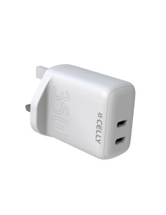 UK WALL CHARGER 2 USB-C 35W WHITE 2