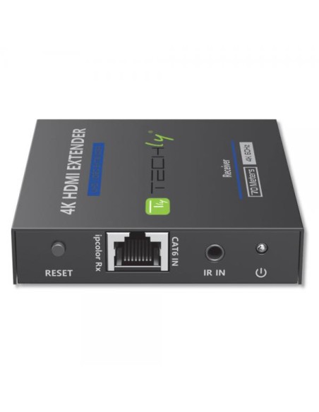 Extender HDMI 4K@60Hz 18Gbps HDR10 su cavo Cat.6/6A/7 fino 70 metri zero latenza
