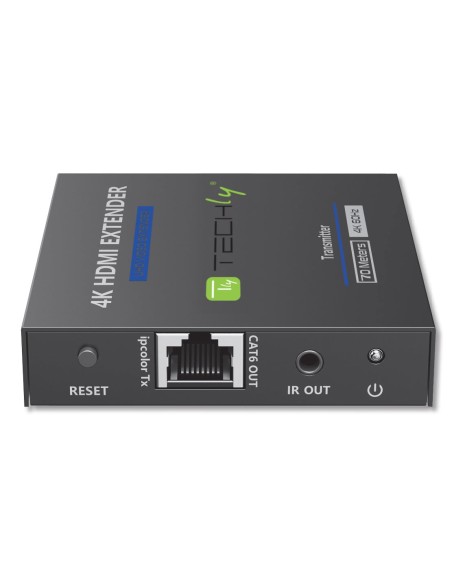 Extender HDMI 4K@60Hz 18Gbps HDR10 su cavo Cat.6/6A/7 fino 70 metri zero latenza