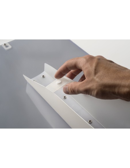 Porta avvisi banco/parete in pvc flessibile antiurto trasparente Tecnostyl A3 - PAF-A3