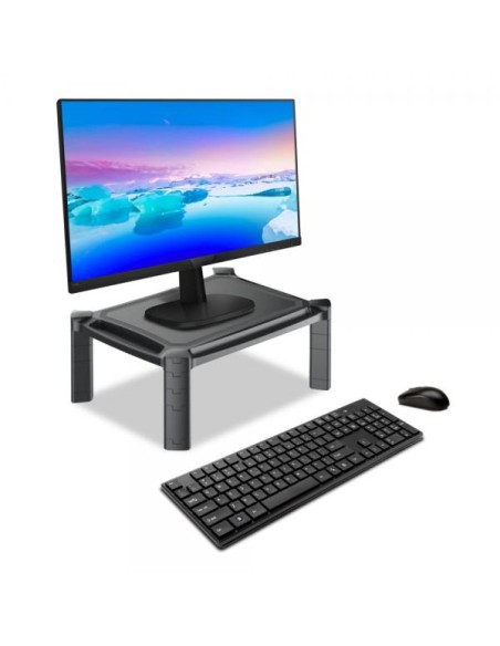 Supporto da Scrivania Monitor Notebook Laptop con Altezza Regolabile