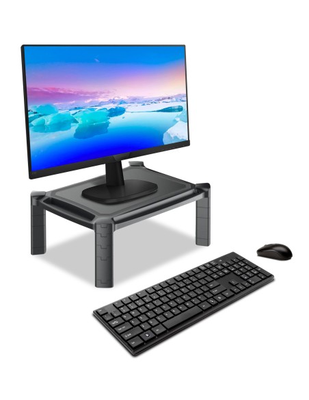 Supporto da Scrivania Monitor Notebook Laptop con Altezza Regolabile
