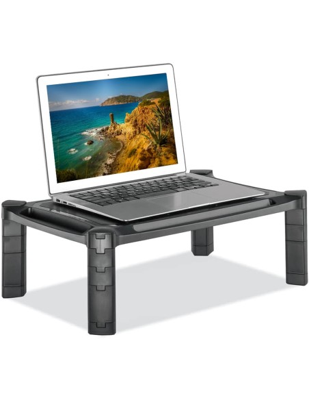 Supporto da Scrivania Monitor Notebook Laptop con Altezza Regolabile