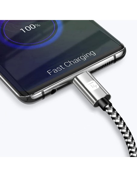 Cavo USB A Maschio 2.0 / USB-C™ Maschio 3A 0,5 m Alluminio