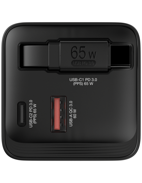 GAN CHARGER 2 PORT 65W MINI