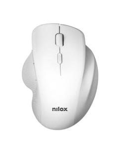 ERGONOMIC WIRELESS MOUSE NILOX WHIT