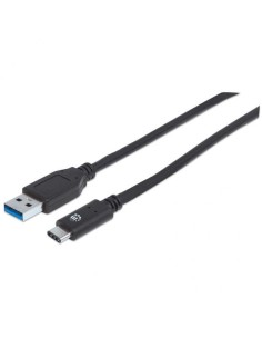 Cavo USB 3.2 Gen2 A Maschio / USB-C™ Maschio 1m Nero