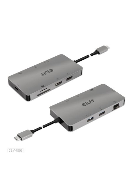 CLUB3D USB C 8-1 HUB DUAL HDMI