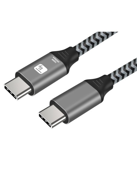 Cavo USB-C™ Maschio 3.2 / USB-C™ Maschio 5A 100W 1m Alluminio