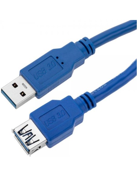 Cavo Prolunga USB 3.2 Superspeed A maschio/A femmina 0,5m Blu