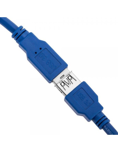 Cavo Prolunga USB 3.2 Superspeed A maschio/A femmina 0,5m Blu