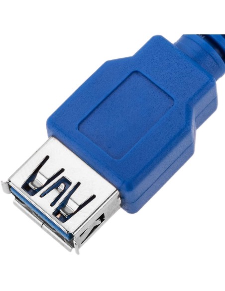 Cavo Prolunga USB 3.2 Superspeed A maschio/A femmina 0,5m Blu
