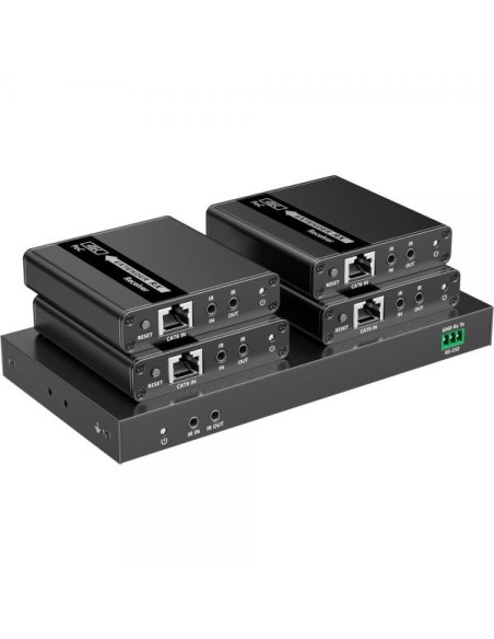 Extender Splitter HDMI 4 vie su Cavo di Rete 70 metri PoC
