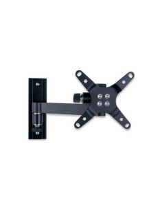 Supporto a muro per TV LED LCD 13-30'' inclinabile 2 snodi nero