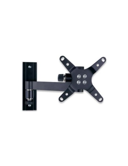 Supporto a muro per TV LED LCD 13-30'' inclinabile 2 snodi nero