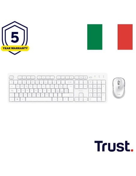 ODY II WL KEYBOARD & MOUSE IT WHITE