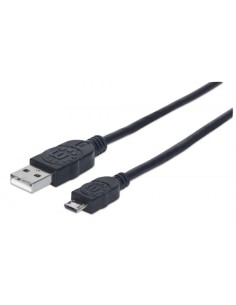 Cavo USB 2.0 A maschio/Micro B maschio 0,5m Nero