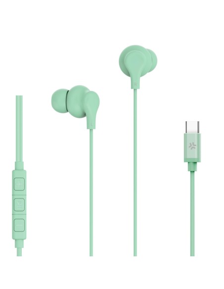 USB-C STEREO WIRED EARPHONE GREEN