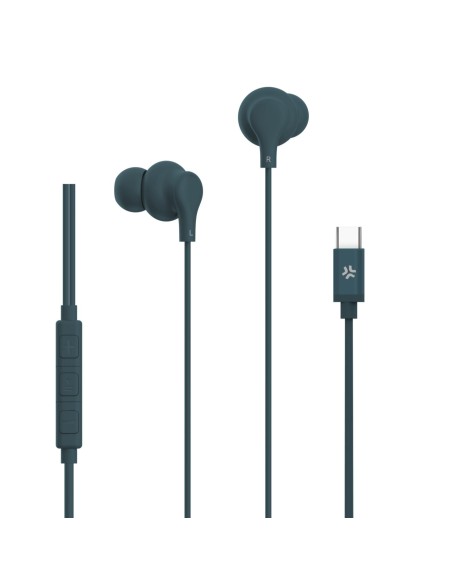 USB-C STEREO WIRED EARPHONE BLUE
