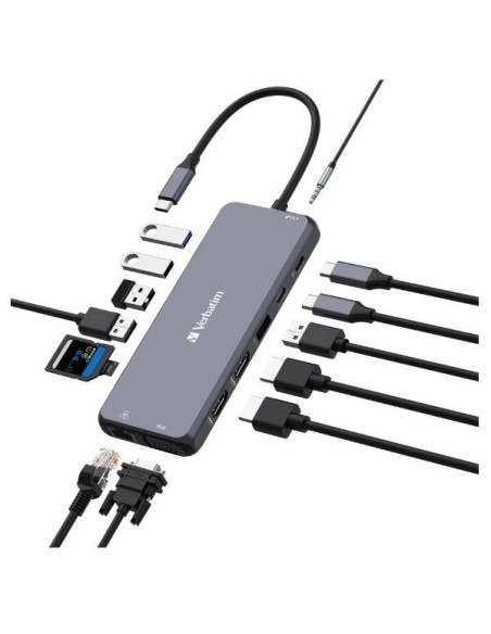 USB C 14 IN 1 HDMI 4K VGA PD 85W