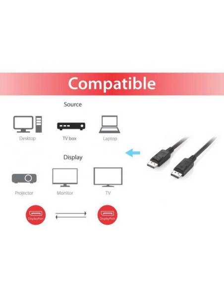 DISPLAY PORT  1.2 CABLE M/M 3 0M  B
