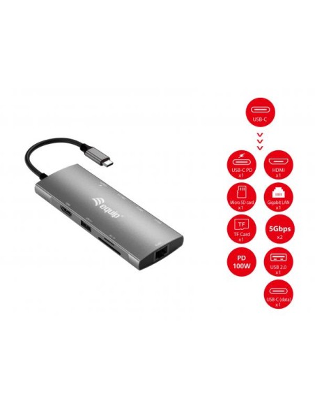USB-C 9 IN 1 MULTIFUNCTIONAL ADAPTE