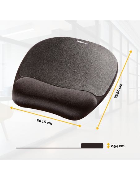 MOUSEPAD C/P.POLSI MEMORY NERO