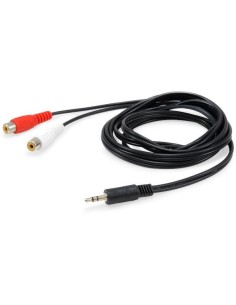 3.5MM MALE TO 2XRCA FEMALE STEREO A