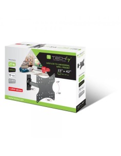 Supporto a muro per TV LED LCD 23 - 42'' inclinabile 2 snodi nero 2