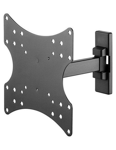 Supporto a muro per TV LED LCD 23 - 42'' inclinabile 2 snodi nero