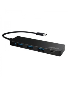 Hub USB-C 3.2 Gen1 SuperSpeed 3 Porte USB-A 1 porta USB-C Nero