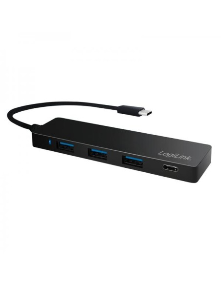 Hub USB-C 3.2 Gen1 SuperSpeed 3 Porte USB-A 1 porta USB-C Nero
