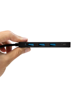 Hub USB-C 3.2 Gen1 SuperSpeed 3 Porte USB-A 1 porta USB-C Nero 2
