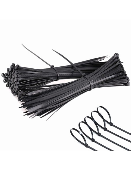 Fascette Fermacavi Autobloccanti 280x4,8mm in Nylon 100pz Nero