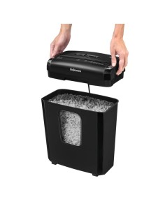 Distruggidocumenti Fellowes a miniframmento da 4x12 mm - 6 ff - ciclo continuo 5 min - 13 L - 4631101 2