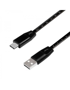 Cavo SuperSpeed USB-C™ Maschio/USB-A Maschio con Misuratore 1m Nero