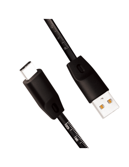 Cavo SuperSpeed USB-C™ Maschio/USB-A Maschio con Misuratore 1m Nero