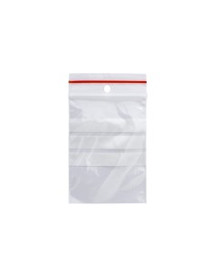 Buste trasp. chiusura grip in LDPE Q-Connect con banda scrivibile - cont. alimentare - conf. 1000 pz
