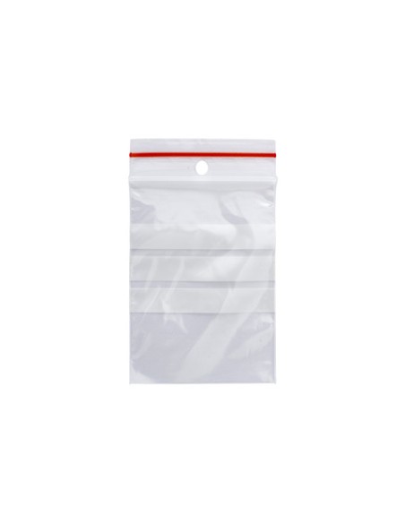 Buste trasp. chiusura grip in LDPE Q-Connect con banda scrivibile - cont. alimentare - conf. 1000 pz