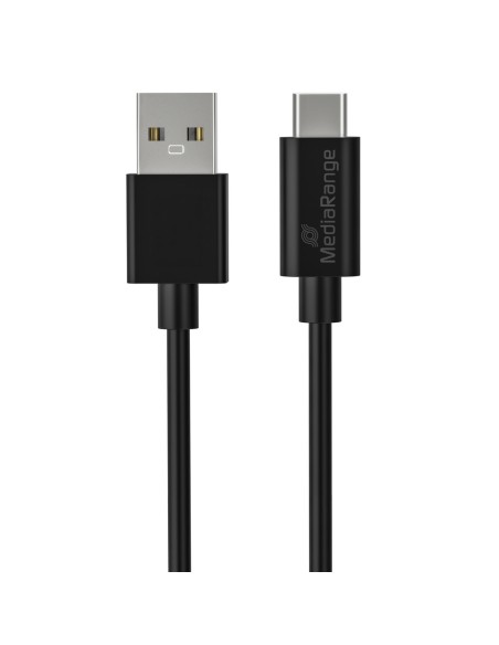 Cavo di ricarica e sincronizzazione Media Range USB 3.1 C/USB 3.0 A 1,2m nero - MRCS160