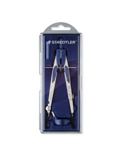 Compasso scolastico a frizione Staedtler Mars 553 argento/blu 553 01