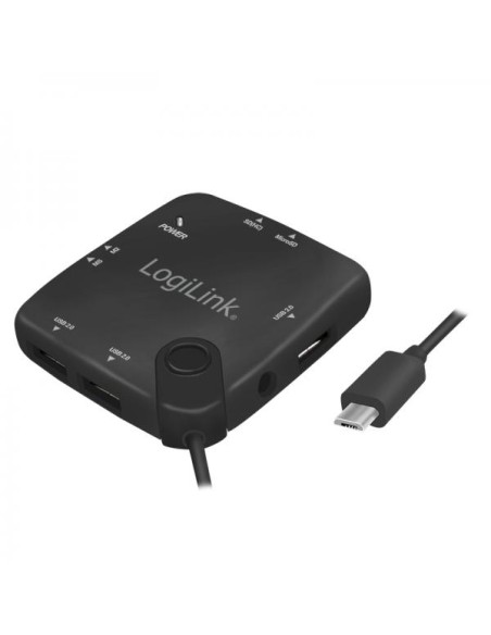HUB Multifunzione On-The-Go Micro-USB e Lettore di Schede