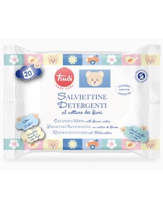 Salviettine detergenti al nettare dei fiori Trudi Baby Care conf. 20 pezzi con adesivo - 00586 2