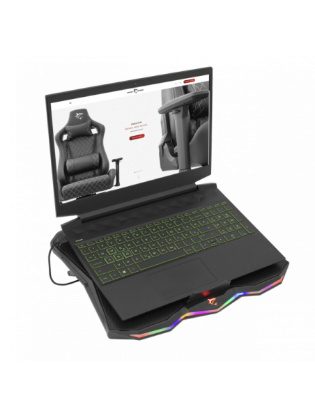 Supporto per Notebook fino a 17.3'' con Ventola per Sistema di Raffreddamento